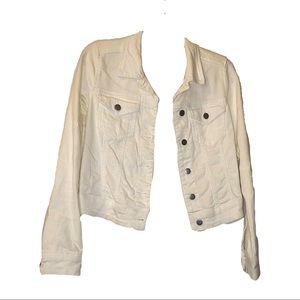 BP White Denim Jean Jacket - SIZE S